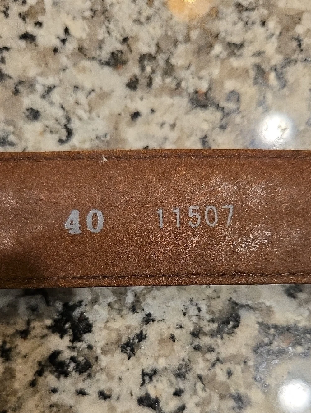 ONYX BY BRIGHTON VTG MEN'S GOLFER BELT.  LEATHER BRAIDED. SIZE 40.